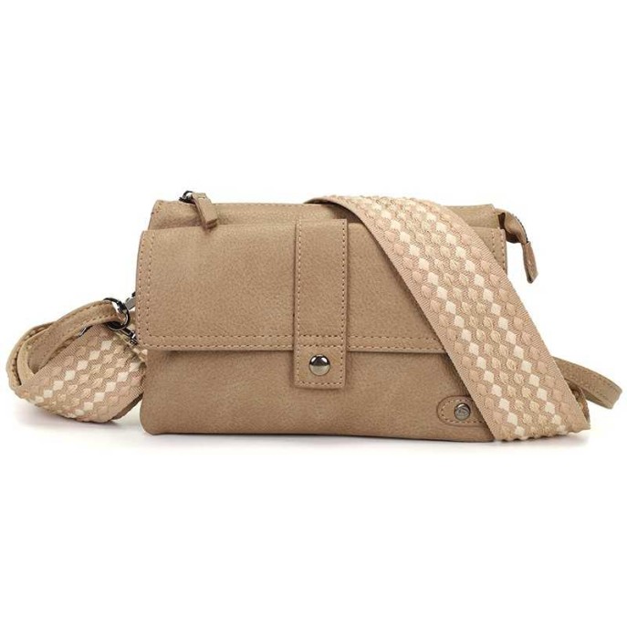 Crossbody tasje Naarden - Taupe